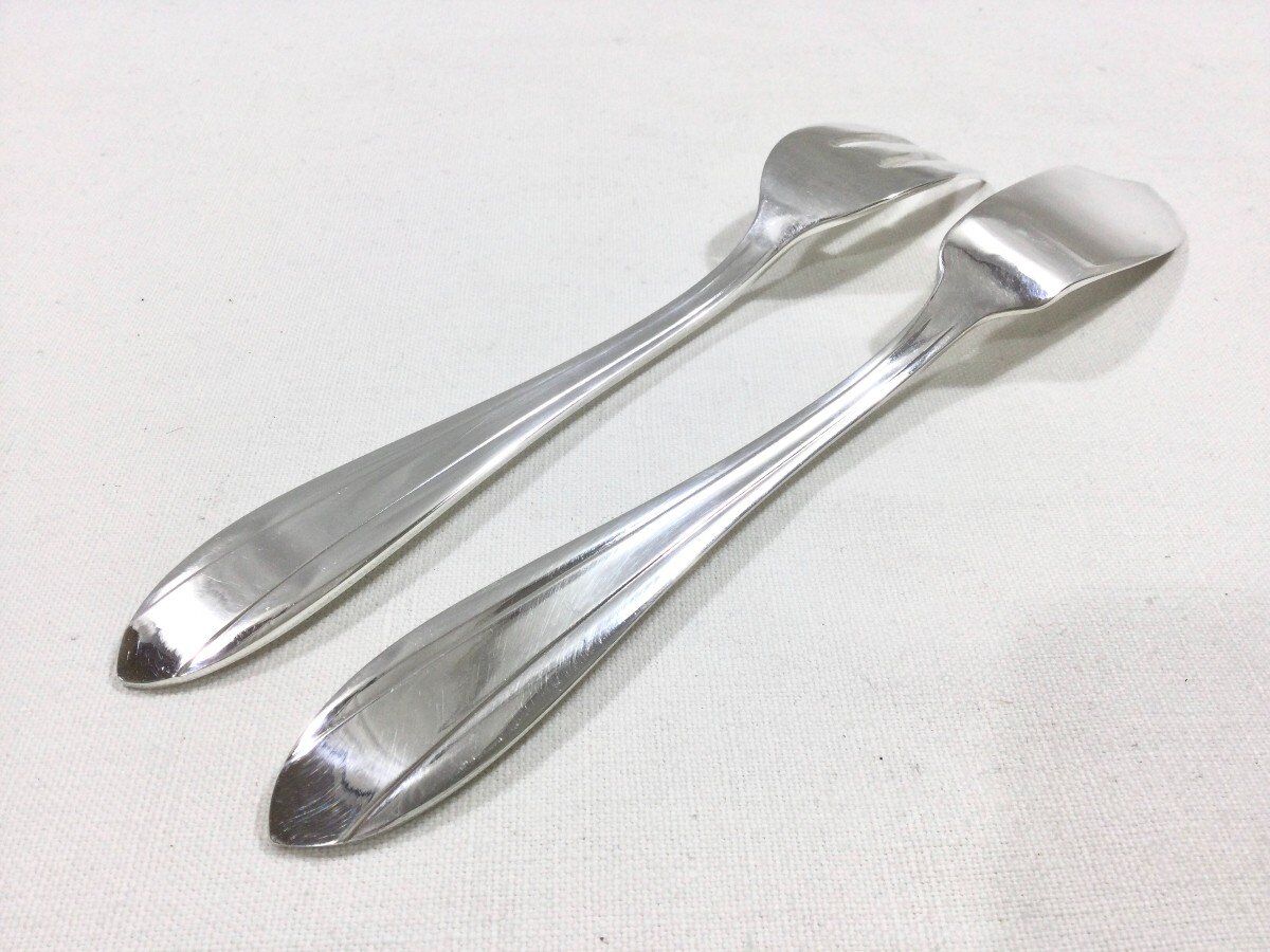 12 art deco fish cutlery