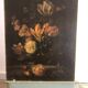 Floral still life – Oil on old canvas