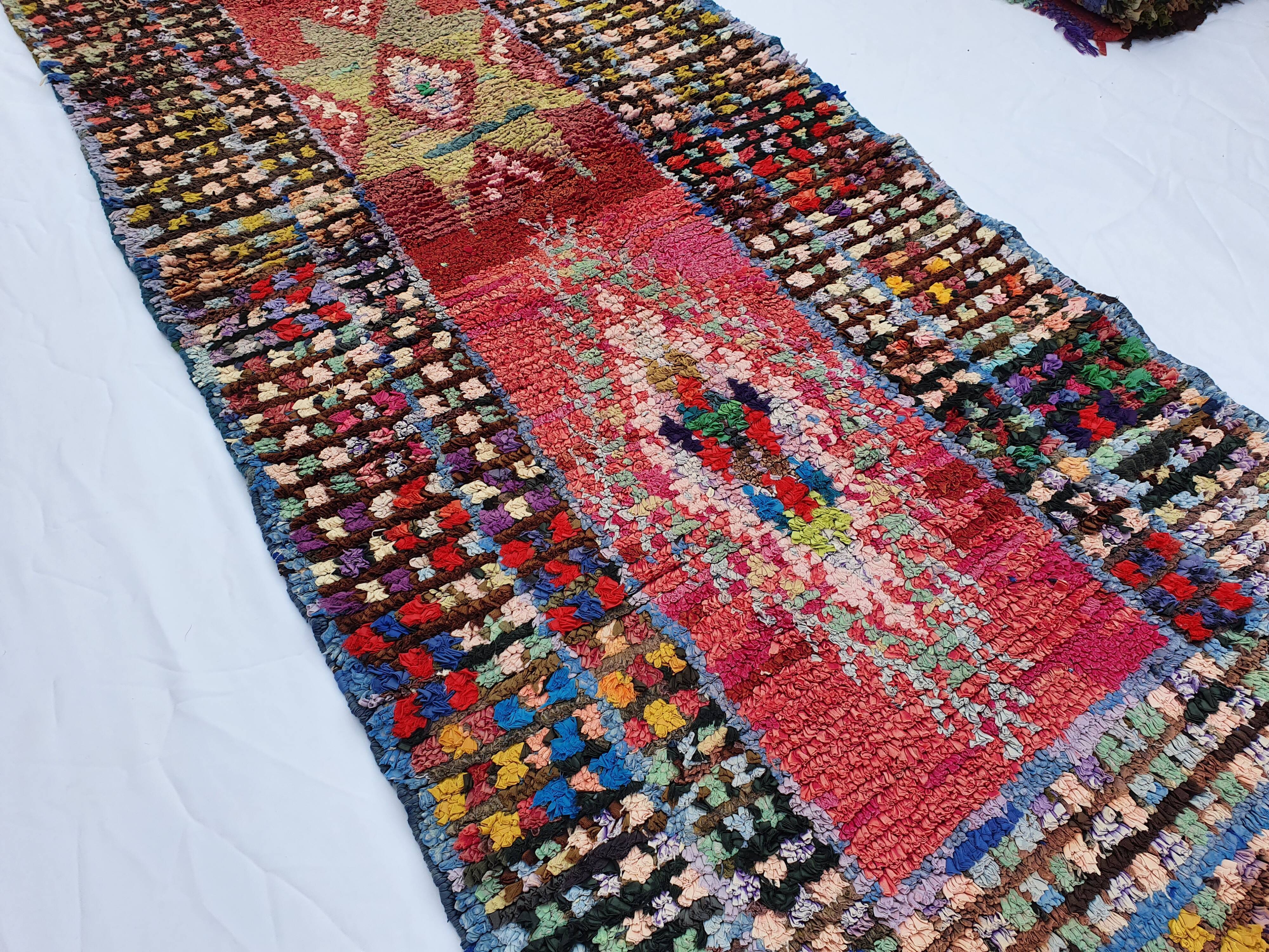Moroccan Berber corridor carpet 245 x 85 cm