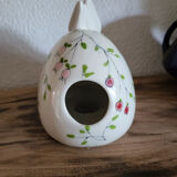 Set of 4 vintage earthenware pieces for bathroom