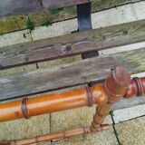 Vintage bamboo antique mirror