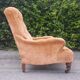 Large padded toad armchair