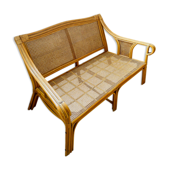 Rattan bench and canning