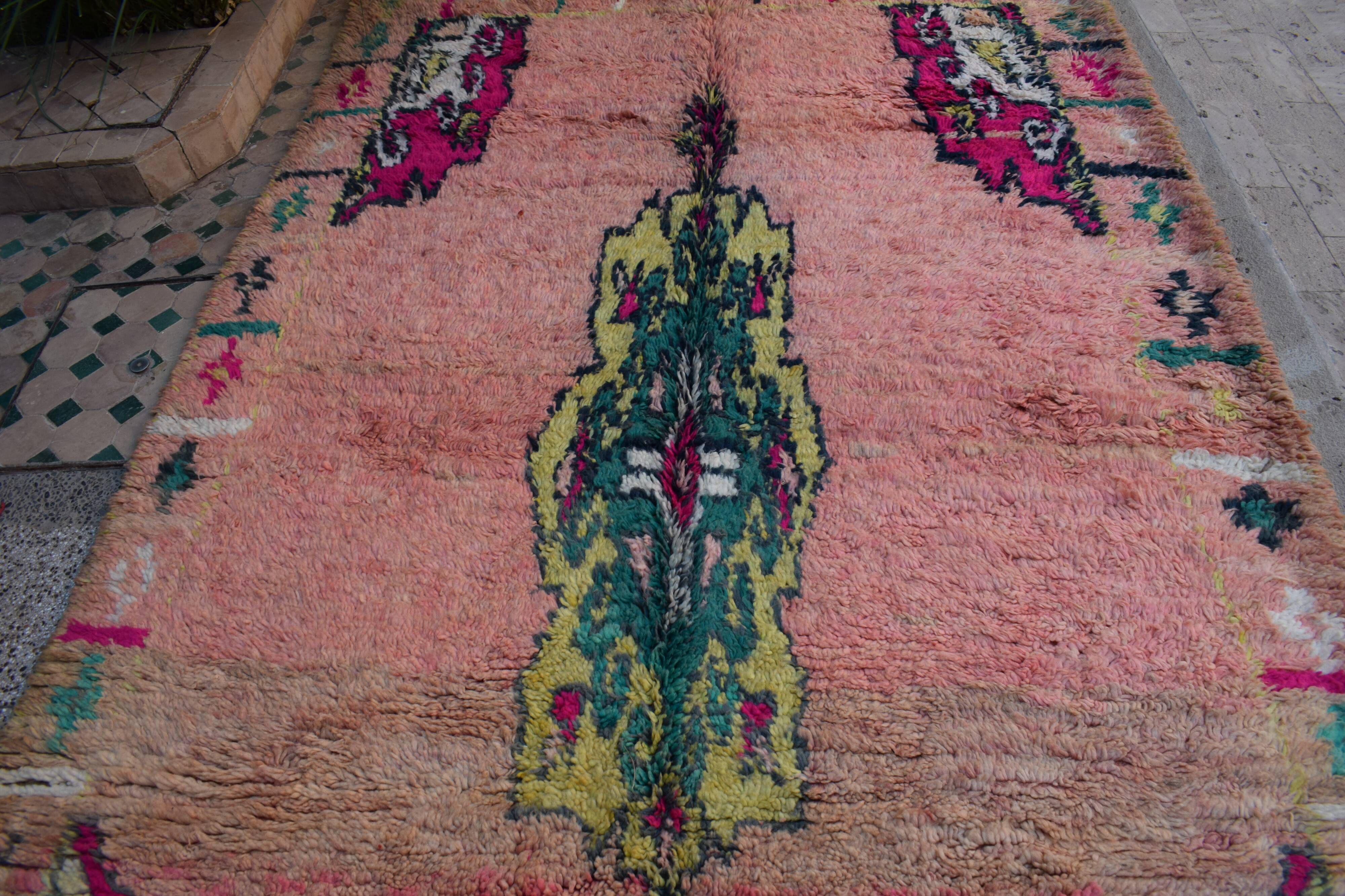 Berber rug Moroccan vintage Atlas, 305x183cm