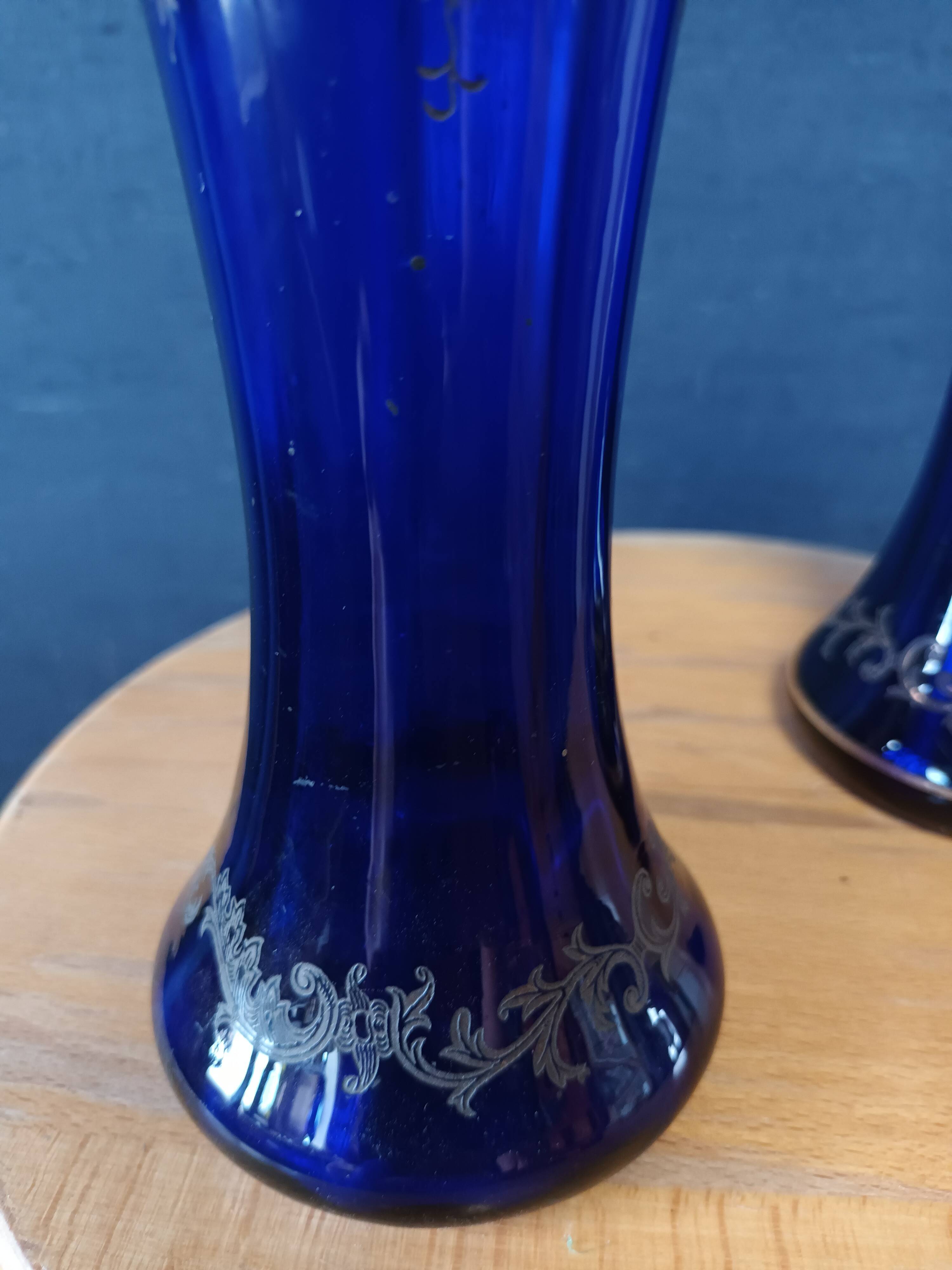 Paire de vase cristal de Sèvres Selency