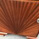 Paire de chevets art deco vintage 1940 acajou