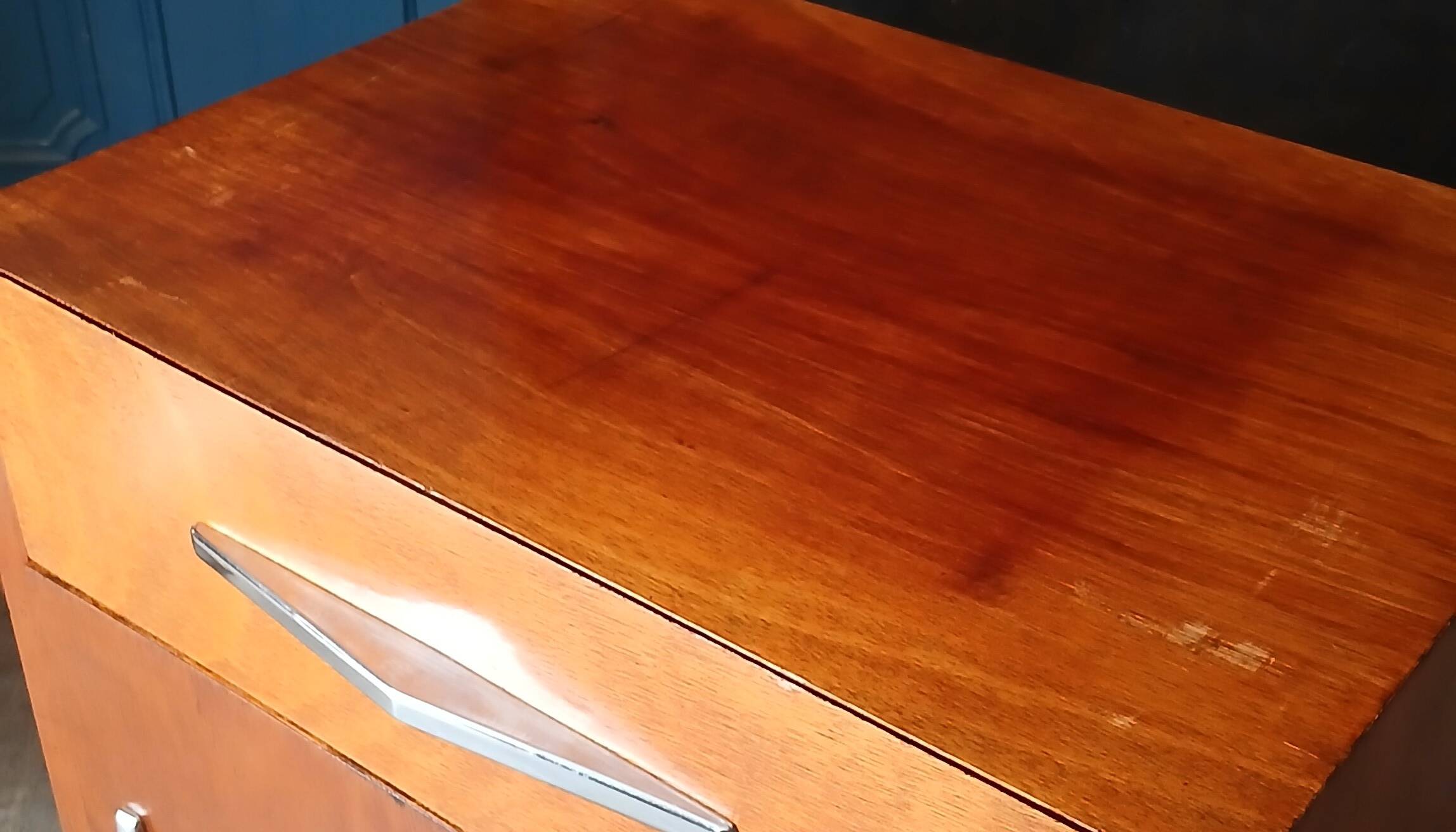 Meuble à dessin, caisson de bureau années 50