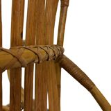 Vintage Rattan Chair Dirk Van Sliedregt Rohe Noordwolde 1960