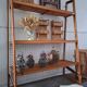 Vintage bakery shelves, old trade furniture