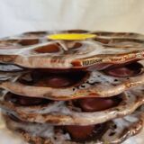 Set de 4 assiettes à huîtres en céramique Vallauris plats de service