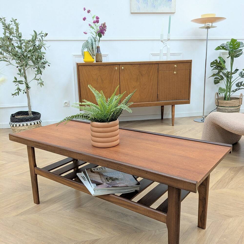 Table basse en teck