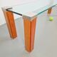 Pioneer T66 Cherry Wood & Glass Side Table from Peter Ghyczy, 1980s