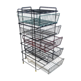 Vintage trolley storage rack 1950