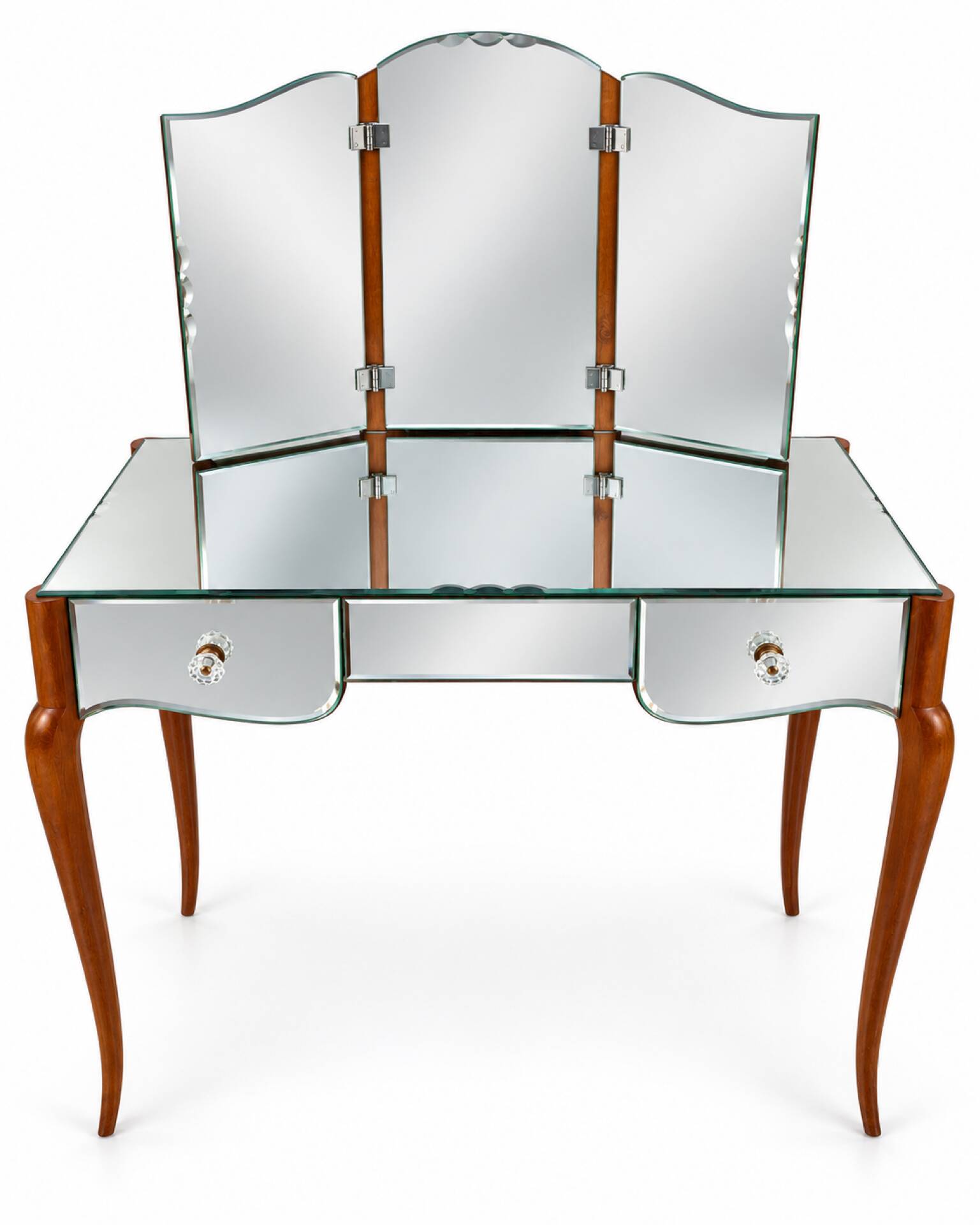 Venetian glass dresser 1950s Art Deco Vintage chic