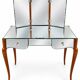 Venetian glass dresser 1950s Art Deco Vintage chic