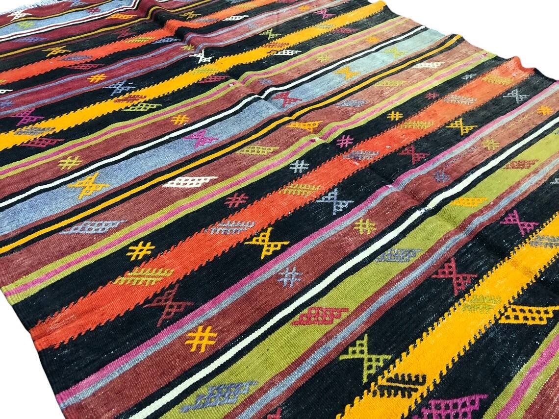 Vintage Anatolian Kilim Rug