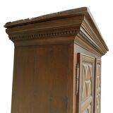 Antique Basque sideboard in carved oak – rustic baroque style