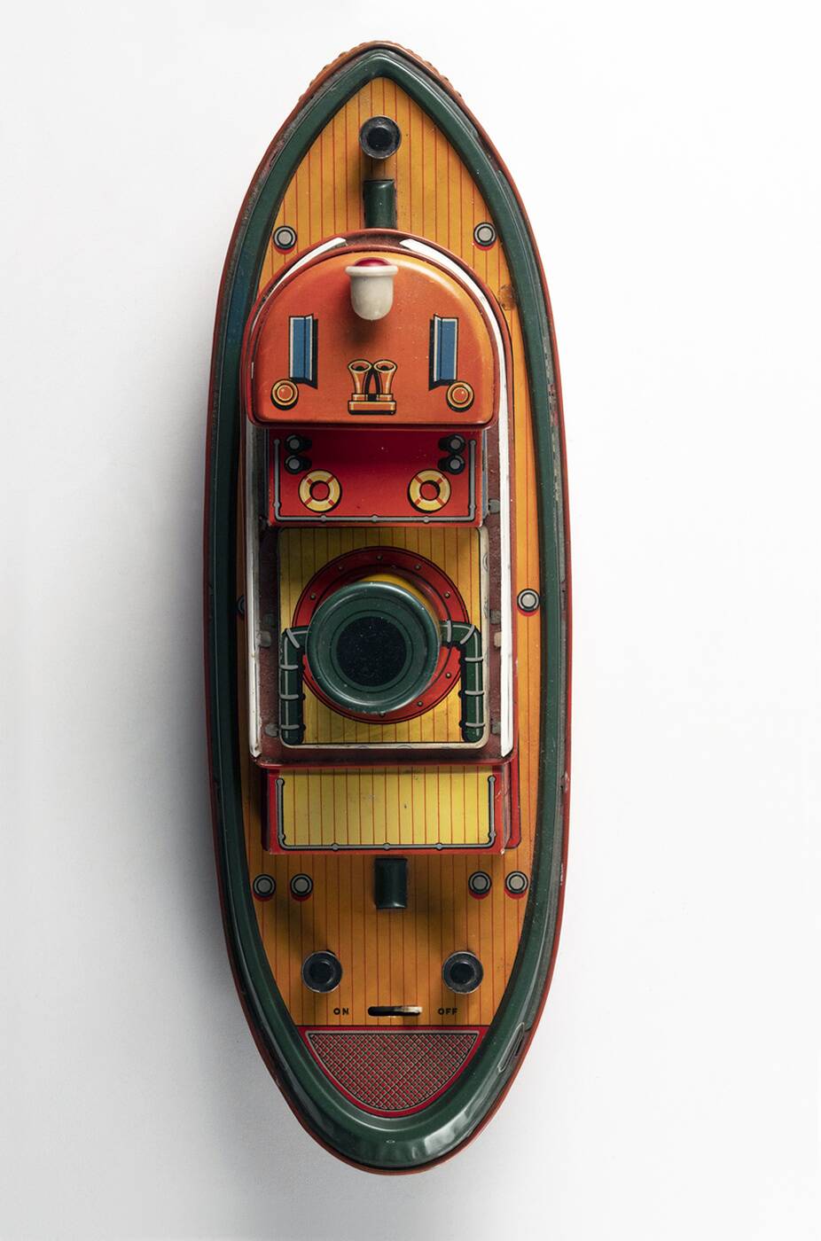 Tin Toy Tugboat, 1960s, Japan