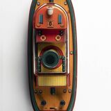 Tin Toy Tugboat, 1960s, Japan