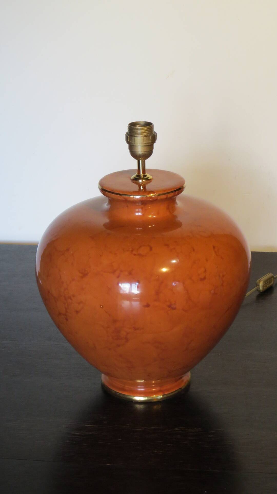 Large ceramic lamp base from the 70's,