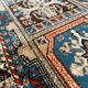 Moroccan rug made of pure wool and handmade, 220cm x 150cm.