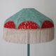 Retro lampshade with fringe "Loubianca".
