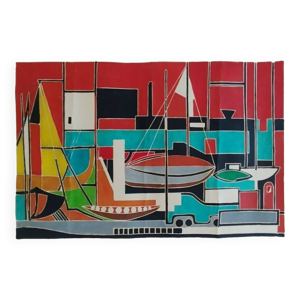 Gouache sur papier signée - 1959