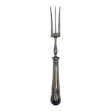 Silver-plated service fork