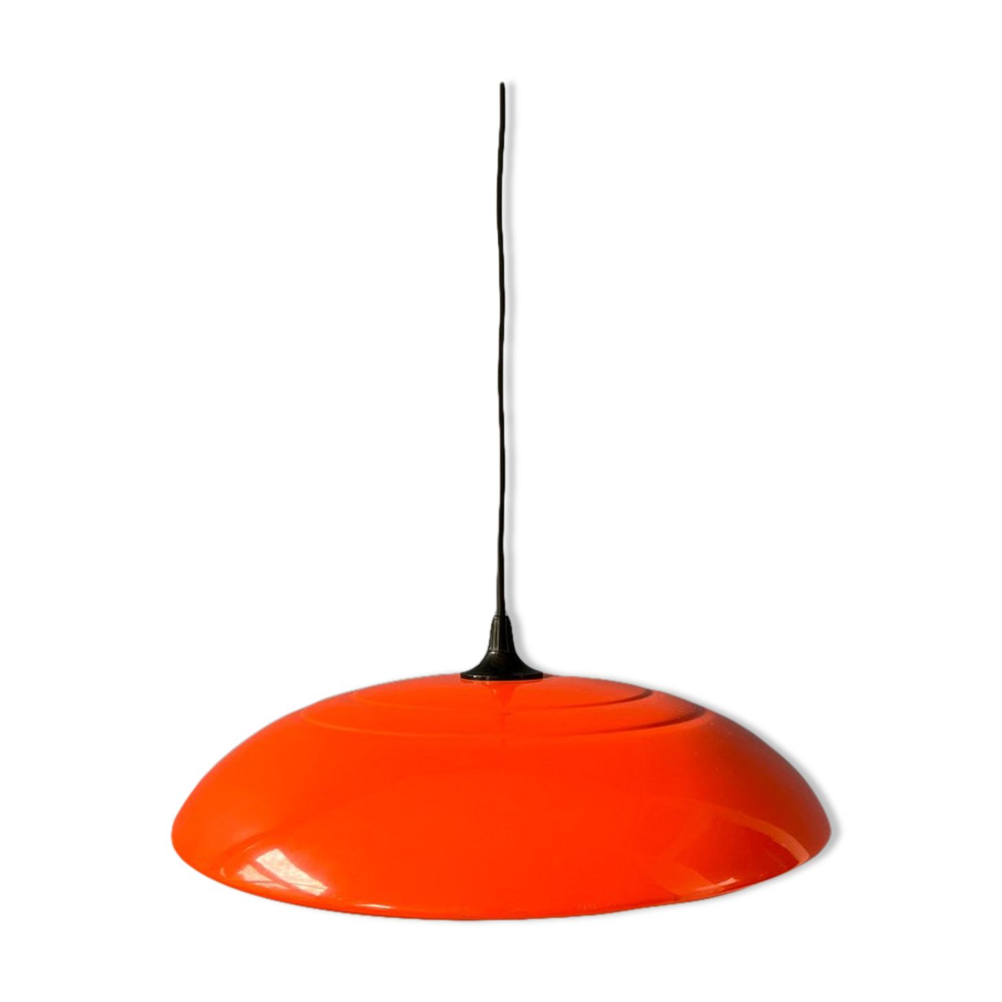 Vintage orange pendant lamp