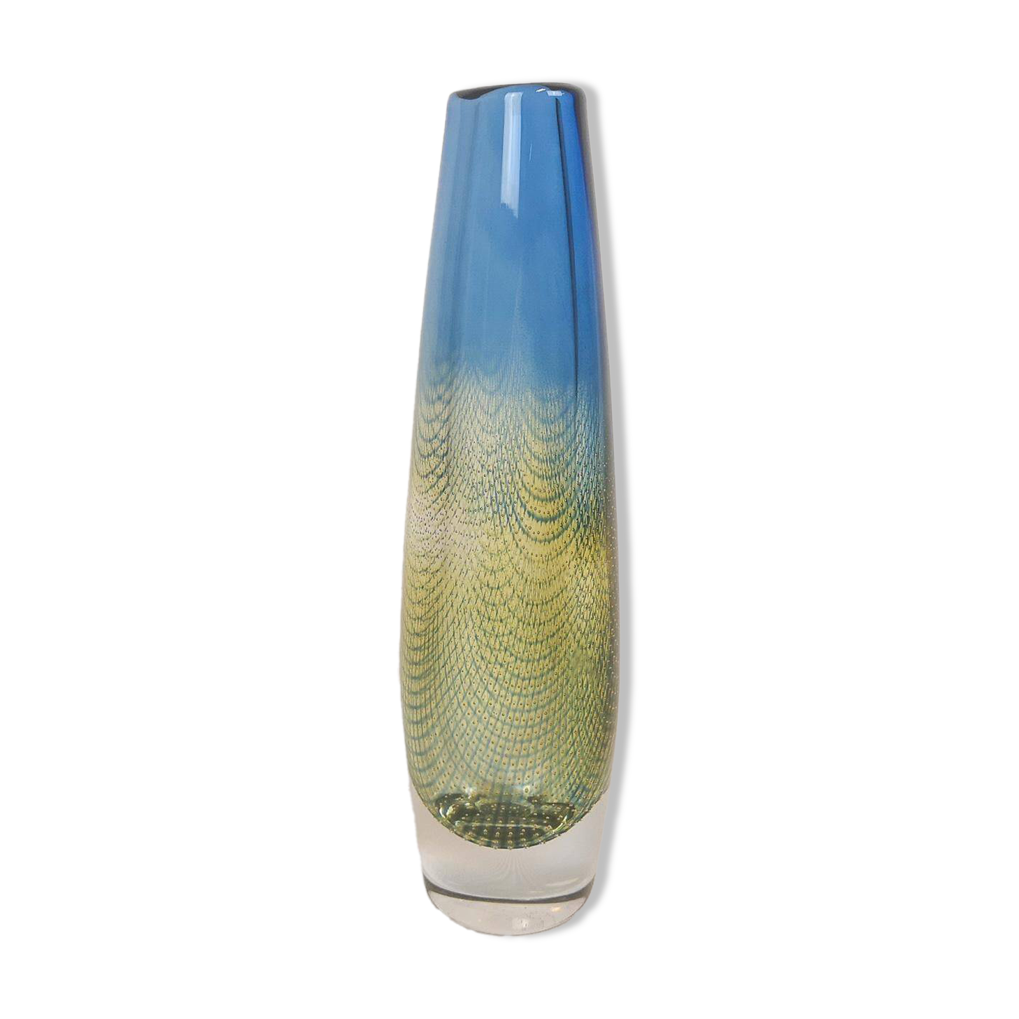 Kraka crystal vase by Orrefors by Sven Palmqvist mid-century
