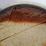 Set of 6 stoneware mugs signed Losson, Belgium, vintage