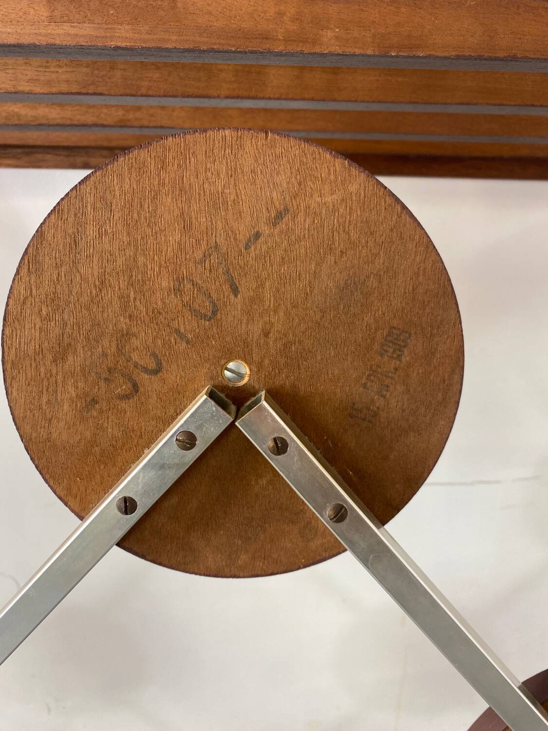 Vintage, Scandinavian Mid-Century Teak and Metal Coat Rack, 1960s