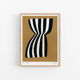 Original gouache painting "Stripes"