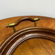 Wood and brass plateau 196