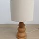 Lampe vintage en bois naturel