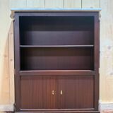 Low library - Bibus - Mahogany console with marble top