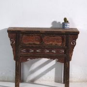 Ancienne console en pin à patine multicouche – Chine, vers 1930