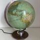 Vintage 1960 terrestrial globe JRO Verlag world map German - 35 cm