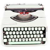 Typewriter hermes baby revised green