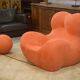 "Mamma" armchair with footrest by Gaetano Pesce