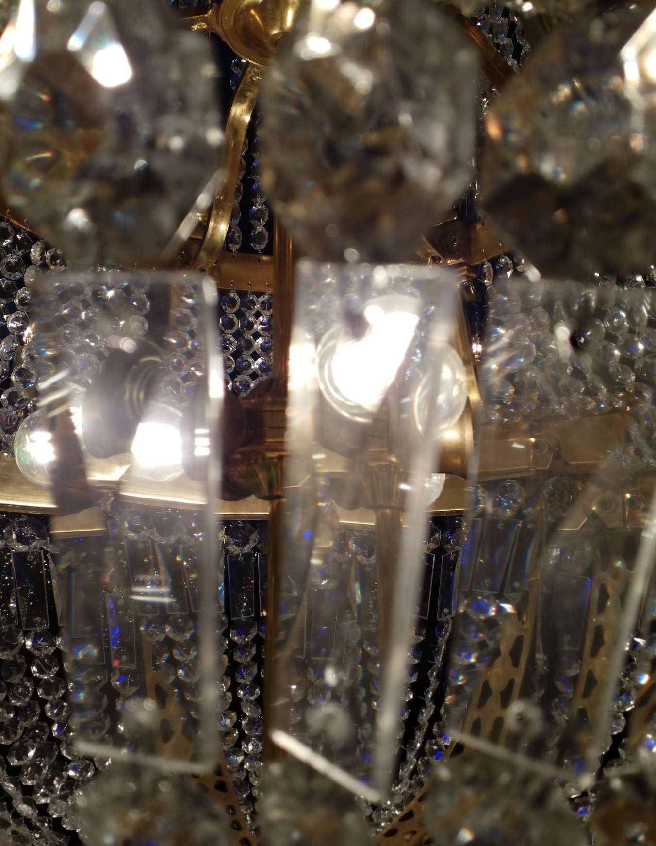 Chandelier with tassels