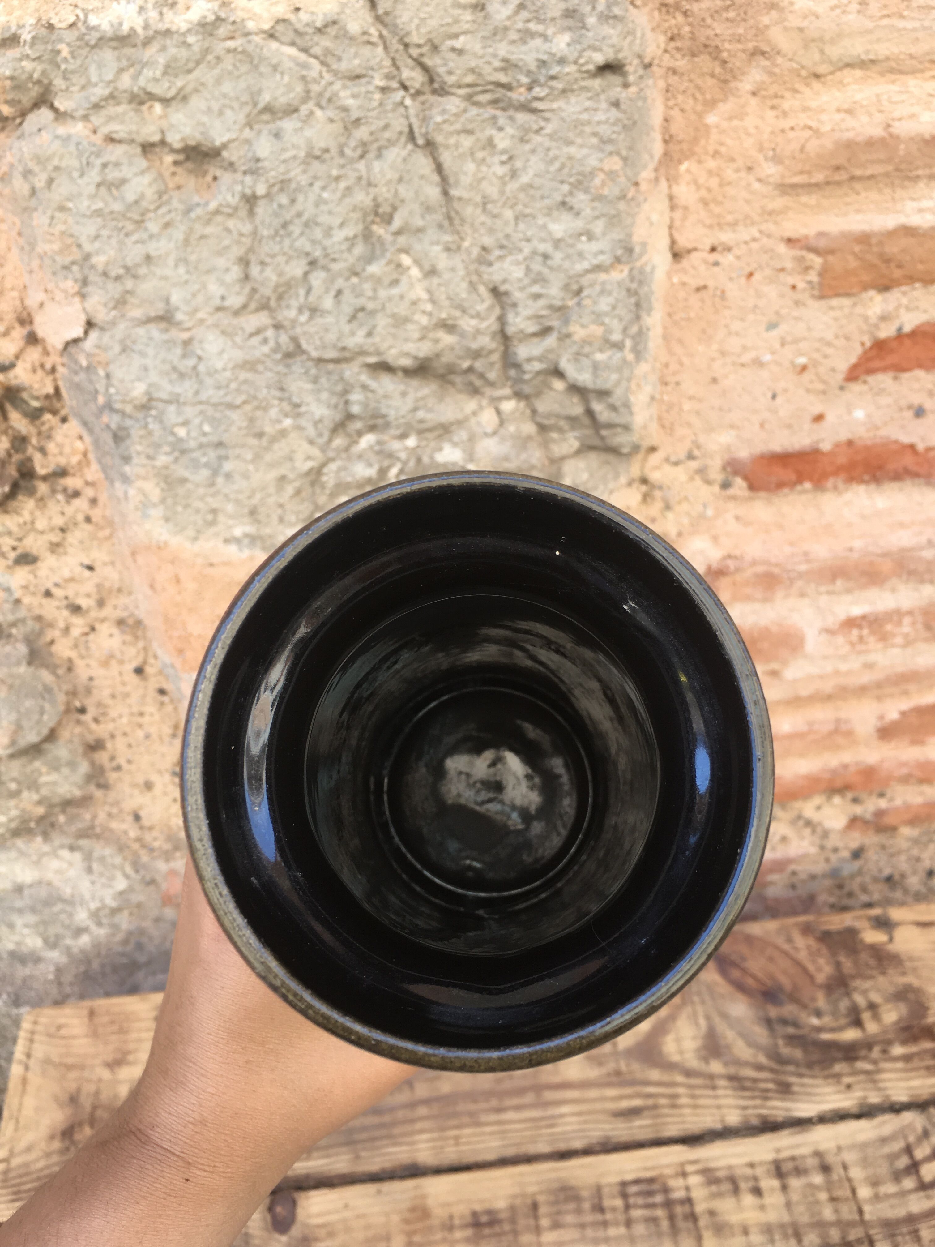 Brown vase West Germany