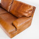 Vintage leather sofa - Convertible into a bed - France, 1990s