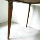 Oak Foldable Games Table - Profiled Compass Feet - Vintage 50s / 60s