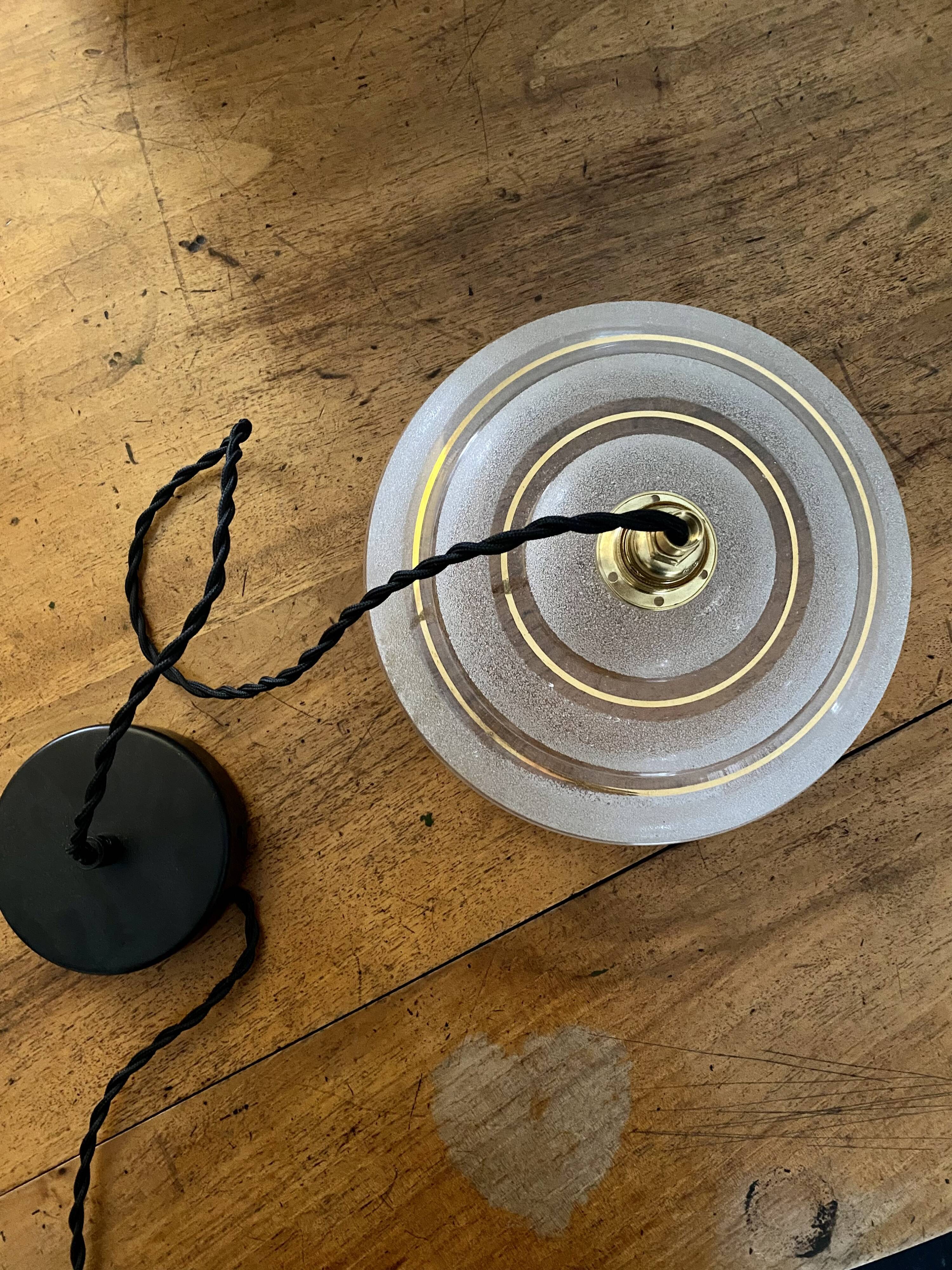 Vintage globe suspension