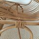 Natural rattan rocking chair - Vintage 1960s/70s