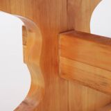 Small solid pine bench-coffee table from 1980’s, Sweden