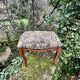 Large antique footrest in the Louis XV style.