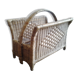 Porte revue vintage en osier