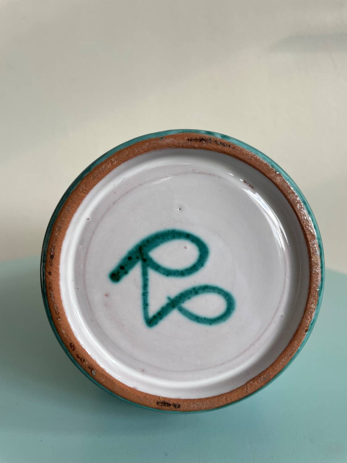 Ceramic bottle with spout by Robert Picault – Vallauris, m